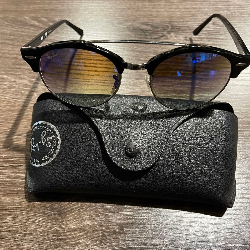 Ray Ban, Authentic Sun Glasses with original case, RB 7Q 145 3N, Used 3 times